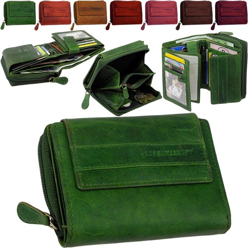 Leder damen portemonnaie - leder,