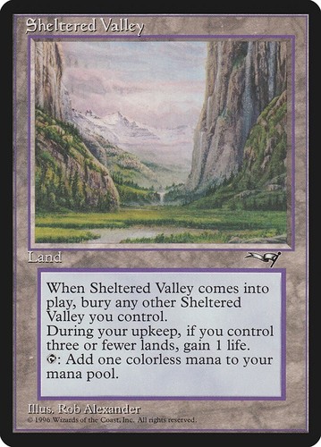 Sheltered valley excellent - sheltered,