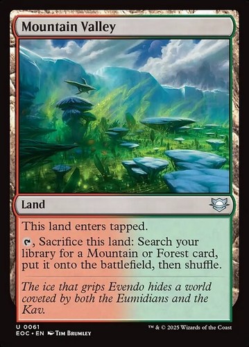 Mtg mountain valley - *mtg:, 4x